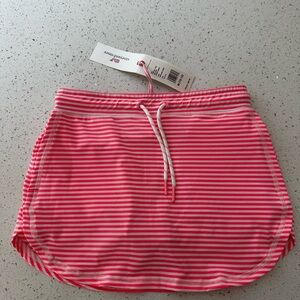 Vineyard Vines girls sankaty Neon Rosa Striped Skirt m(10-11)